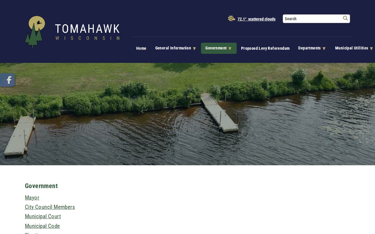 Tomahawk City Hall venue for municipal court records